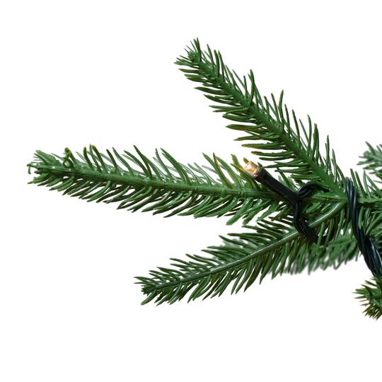6.5ft. Pre-Lit Silverthorne Fir Artificial Christmas Tree, Warm White LED Lights